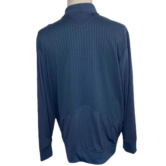 Nike Golf Tour Performance Dri-fit Textured Print Full Zip Jacket - Picture 2 of 11